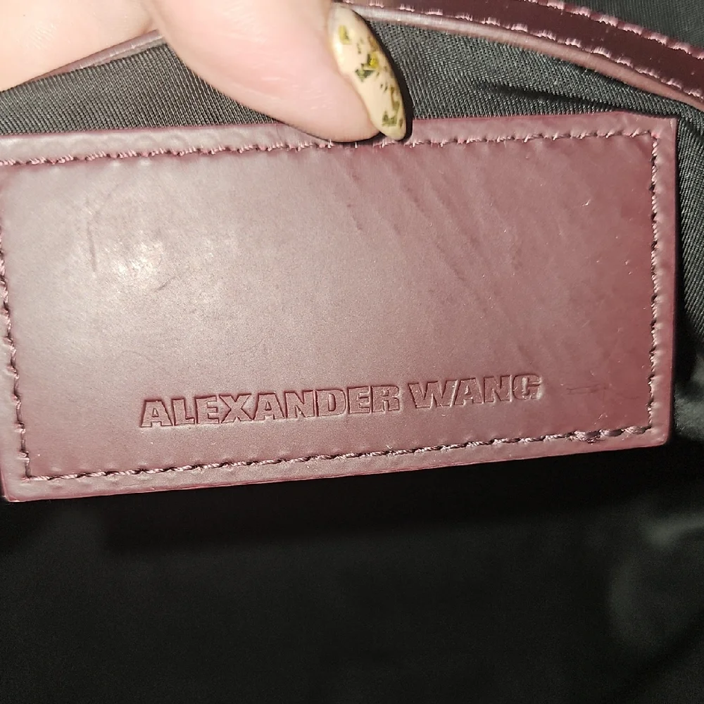 Alexander Wang Burgundy Tote Bag